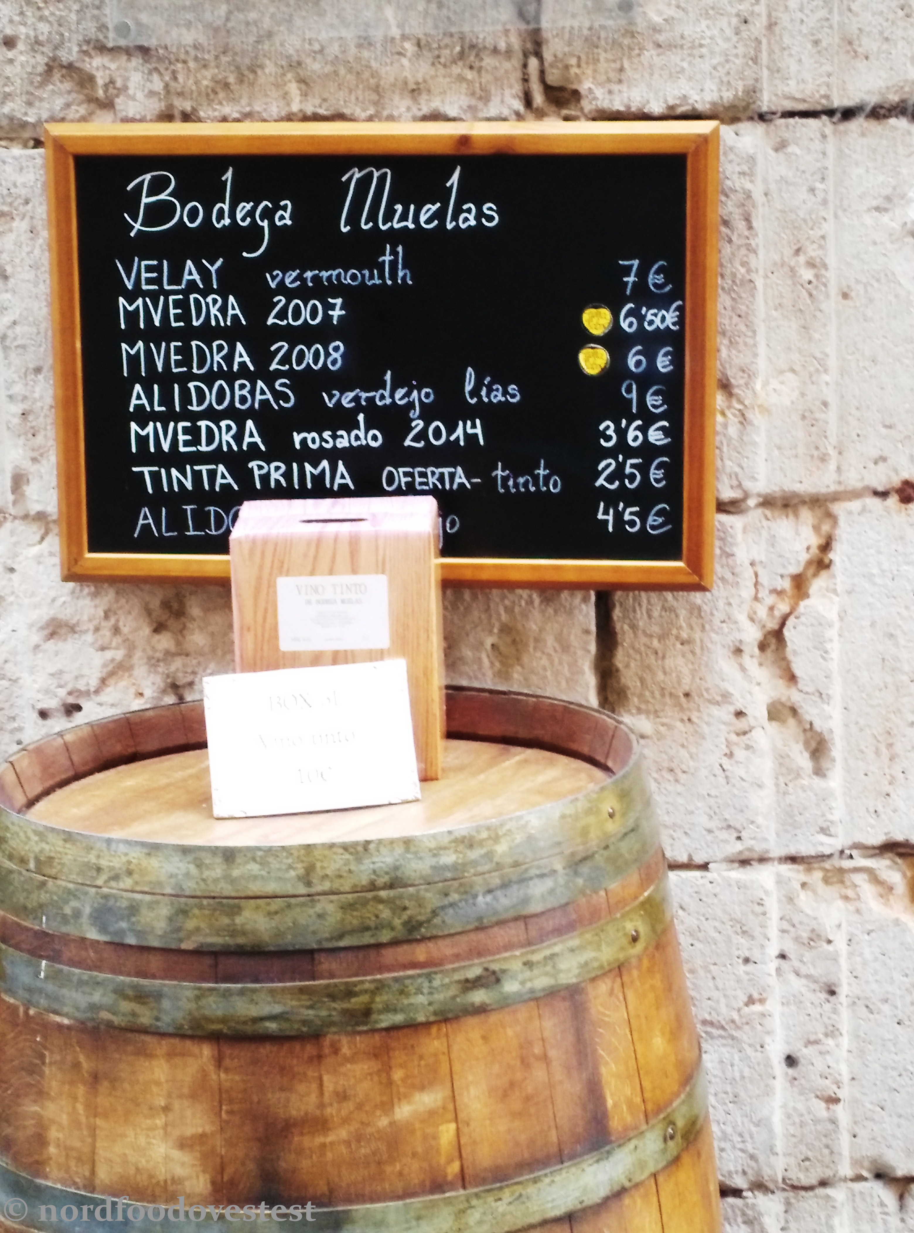 Una bodega di vino a Tordesillas…