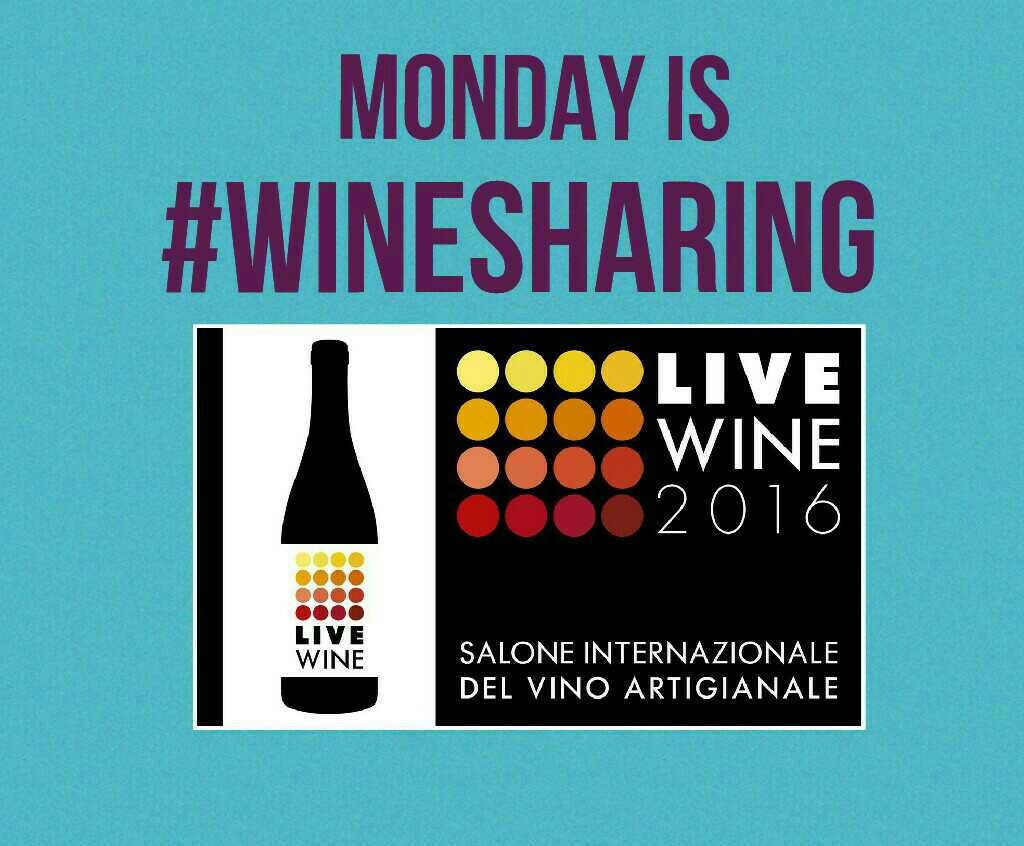 Monday is #WINESHARING a LIVE WINE