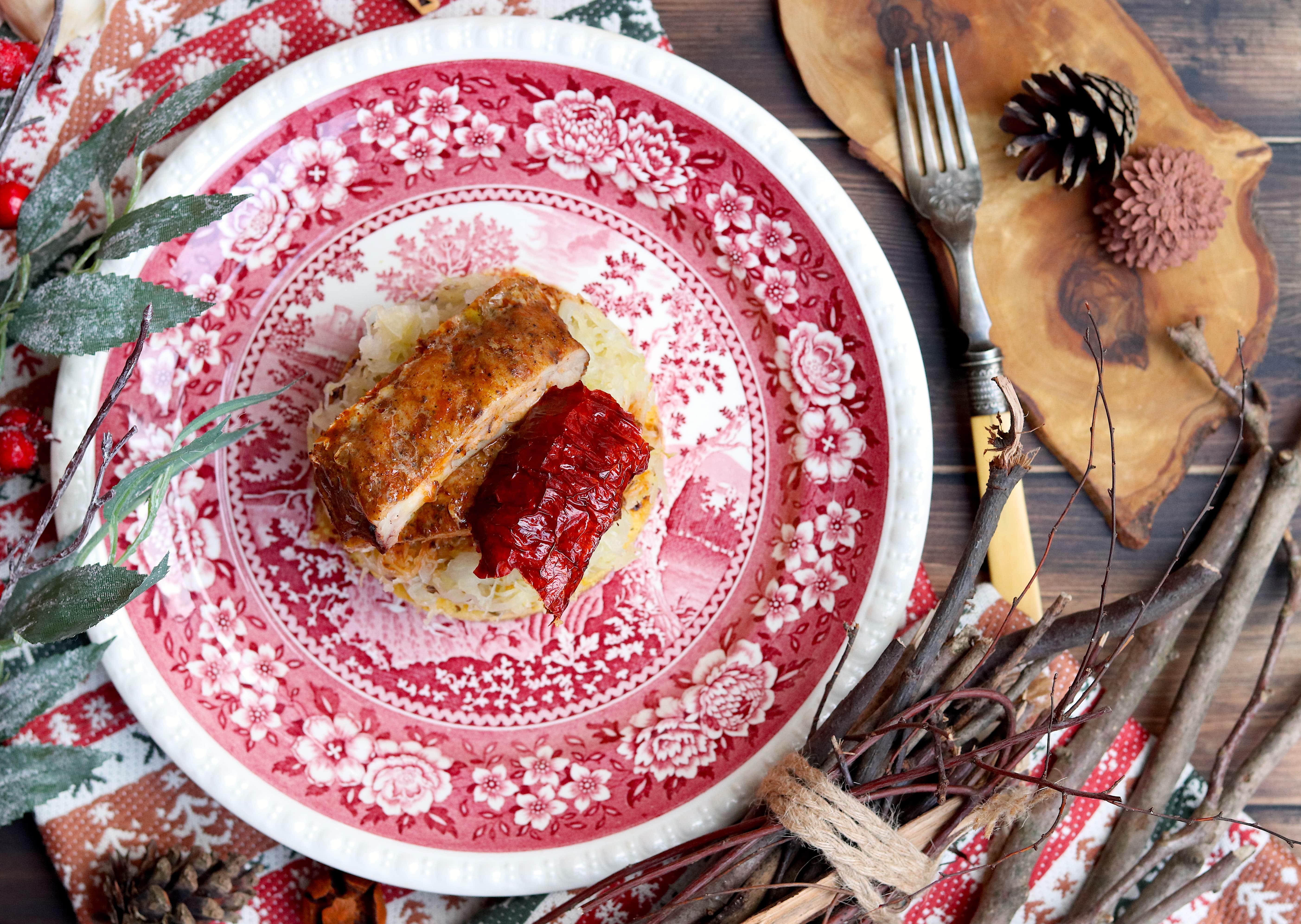 IL PIATTO DEI KRAMPUS: Polenta, costine alla paprica e olio all’aglio