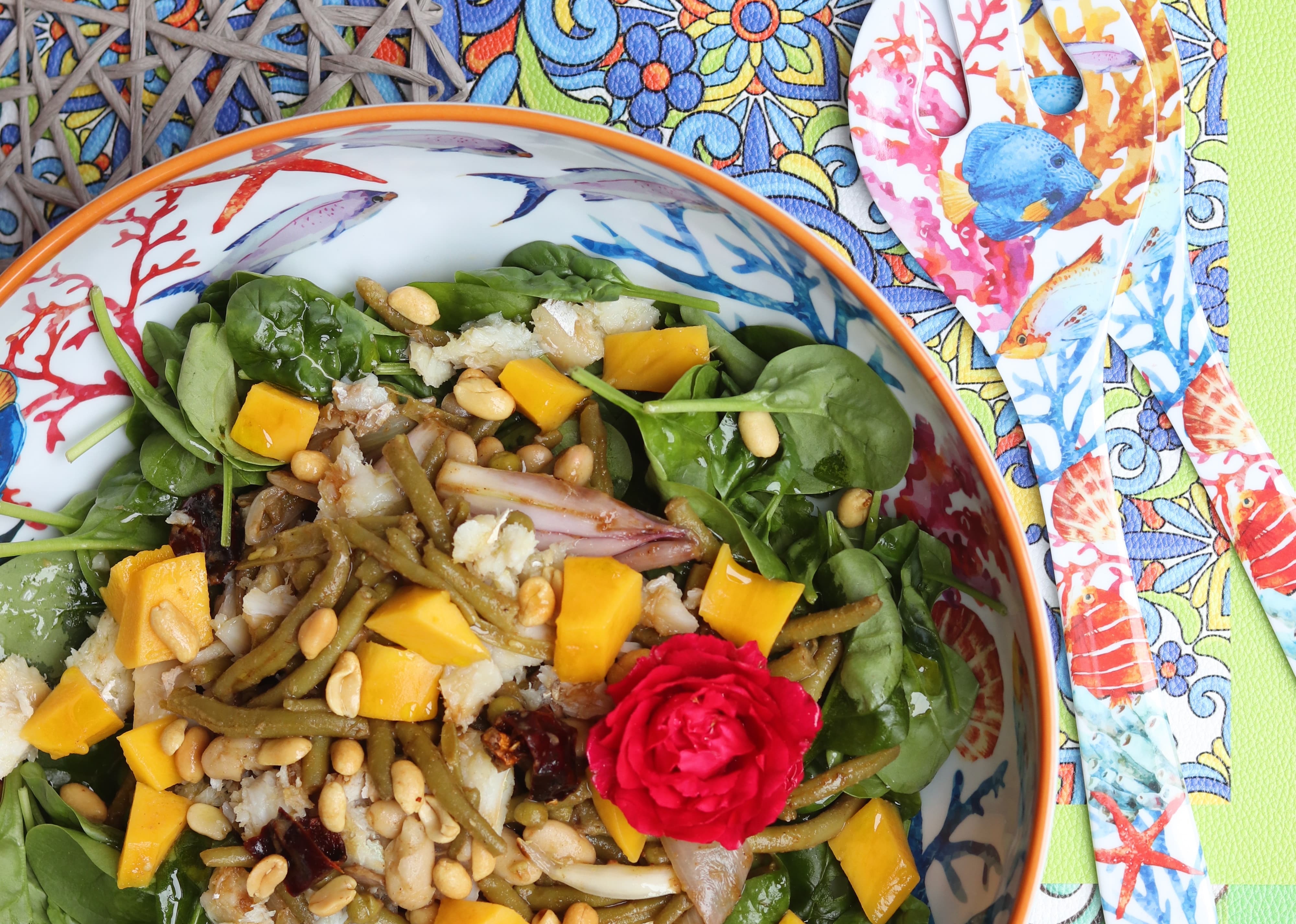 SEROMBOTAN: l’insalata di Bali è un trionfo di colori
