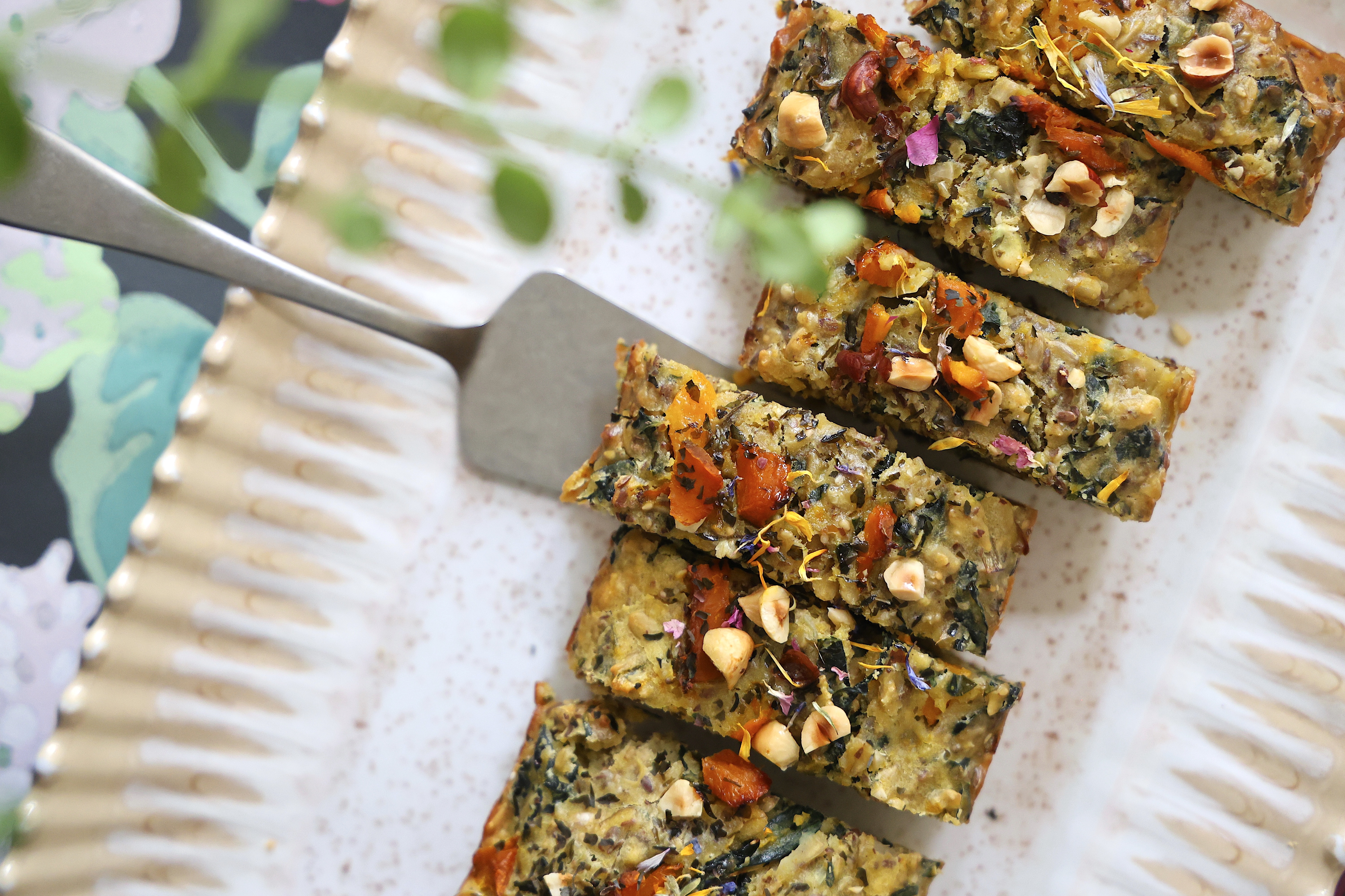 Plumcake autunnale con alghe artiche